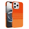 Newface Apple iPhone 16 Pro Max Vega Magsafe Kapak - Turuncu