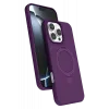 Newface Apple iPhone 16 Pro Regal Magsafe Standlı Kapak - Derin Mor