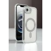 Newface Apple iPhone 16E Joke Simli Magneticsafe Kılıf - Derin Mor
