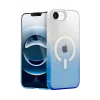Newface Apple iPhone 16E Pummel Shiny Magsafe Kapak - Mavi