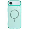 Newface Apple iPhone 17 Air Live Diamond Magsafe Kapak - Yeşil