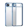 Newface Apple iPhone 17 Air Razer Lensli Silikon - Açık Mavi