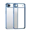 Newface Apple iPhone 17 Air Razer Lensli Silikon - Açık Mavi