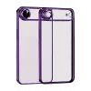 Newface Apple iPhone 17 Air Razer Lensli Silikon - Açık Mor