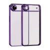Newface Apple iPhone 17 Air Razer Lensli Silikon - Açık Mor