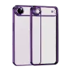 Newface Apple iPhone 17 Air Razer Lensli Silikon - Açık Mor
