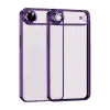 Newface Apple iPhone 17 Air Razer Lensli Silikon - Açık Mor