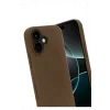 Newface Apple iPhone 17 First Silikon - Kahverengi