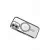 Newface Apple iPhone 17 Joke Simli Magneticsafe Kılıf - Gümüş