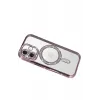 Newface Apple iPhone 17 Joke Simli Magneticsafe Kılıf - Pembe