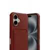 Newface Apple iPhone 17 Kelvin Kartvizitli Silikon - Bordo