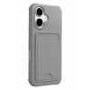 Newface Apple iPhone 17 Kelvin Kartvizitli Silikon - Gri