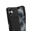 Newface Apple iPhone 17 Kelvin Kartvizitli Silikon - Siyah