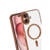 Newface Apple iPhone 17 Kross Magneticsafe Kapak - Turuncu