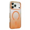 Newface Apple iPhone 17 Pro Glossy Magsafe Kapak - Turuncu