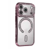 Newface Apple iPhone 17 Pro Joke Simli Magneticsafe Kılıf - Pembe