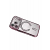 Newface Apple iPhone 17 Pro Joke Simli Magneticsafe Kılıf - Pembe