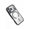 Newface Apple iPhone 17 Pro Joke Simli Magneticsafe Kılıf - Siyah