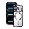 Newface Apple iPhone 17 Pro Max Joke Simli Magneticsafe Kılıf - Derin Mor