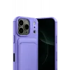 Newface Apple iPhone 17 Pro Max Kelvin Kartvizitli Silikon - Lila