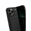 Newface Apple iPhone 17 Pro Max Kelvin Kartvizitli Silikon - Siyah