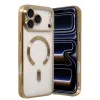 Newface Apple iPhone 17 Pro Max Kross Magneticsafe Kapak - Gold
