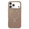 Newface Apple iPhone 17 Pro Max Regal Magsafe Standlı Kapak - Çöl Titanyum