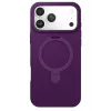 Newface Apple iPhone 17 Pro Max Regal Magsafe Standlı Kapak - Derin Mor