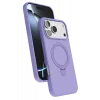 Newface Apple iPhone 17 Pro Max Regal Magsafe Standlı Kapak - Lila