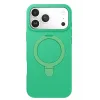 Newface Apple iPhone 17 Pro Max Regal Magsafe Standlı Kapak - Yeşil