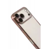 Newface Apple iPhone 17 Pro Razer Lensli Silikon - Çöl Titanyum