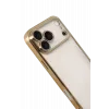 Newface Apple iPhone 17 Pro Razer Lensli Silikon - Gold