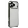 Newface Apple iPhone 17 Pro Razer Lensli Silikon - Titan Gri