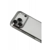 Newface Apple iPhone 17 Pro Razer Lensli Silikon - Titan Gri
