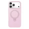Newface Apple iPhone 17 Pro Regal Magsafe Standlı Kapak - Açık Pembe
