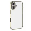 Newface Apple iPhone 17 Razer Lensli Silikon - Gold