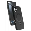 Newface Apple iPhone 17 Regal Magsafe Standlı Kapak - Siyah