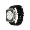 Newface Apple Watch 38mm Ocean Kordon - Siyah