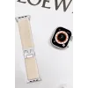 Newface Apple Watch 42mm Forest Kumaş Kordon - Krem