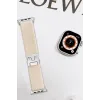 Newface Apple Watch 42mm Forest Kumaş Kordon - Krem
