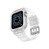 Newface Apple Watch 42mm KR401 Silikon Kordon - Şeffaf