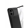 Newface Honor 400 Kılıf Auto Focus Karbon Kapak - Siyah