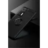 Newface Huawei P40 Kılıf Range Yüzüklü Silikon - Siyah