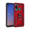 Newface Huawei P40 Lite E Kılıf Sofya Yüzüklü Silikon Kapak - Kırmızı