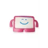 Newface iPad 4 9.7 Kılıf Karakter Tablet Silikon - Pembe