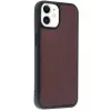 Newface iPhone 11 Kılıf Aras Deri Kapak - Bordo
