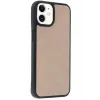 Newface iPhone 11 Kılıf Aras Deri Kapak - Pudra