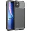 Newface iPhone 11 Kılıf Auto Focus Karbon Kapak - Siyah