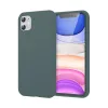 Newface iPhone 11 Kılıf First Silikon - Koyu Yeşil