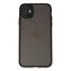 Newface Apple iPhone 11 Kılıf Montreal Silikon Kapak - Siyah